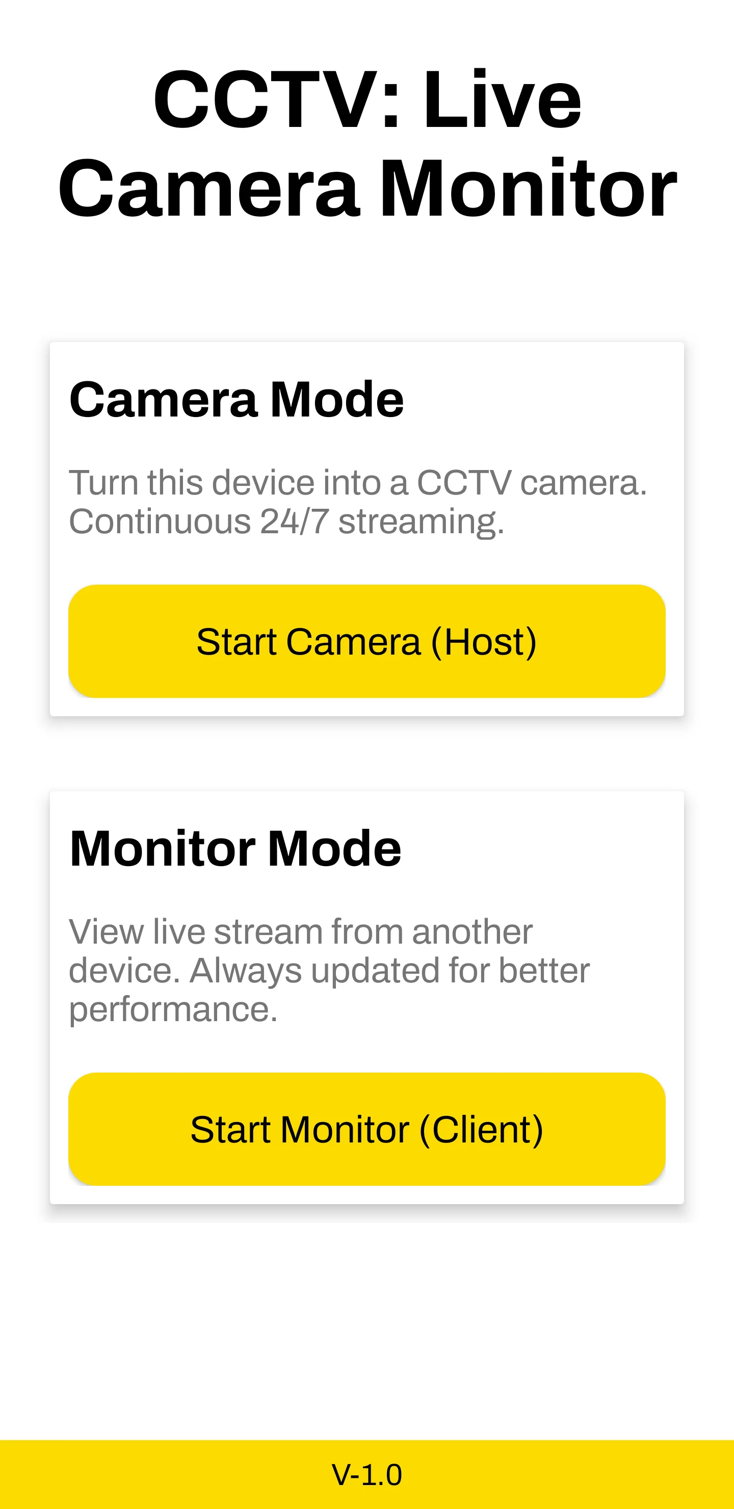 CCTV: Live Camera Monitor screenshot
